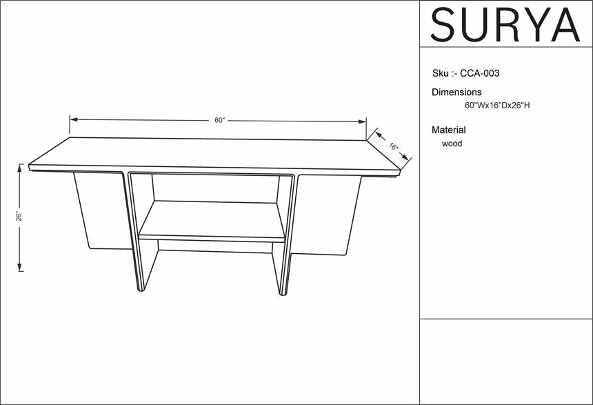 Vliedberg Console Table