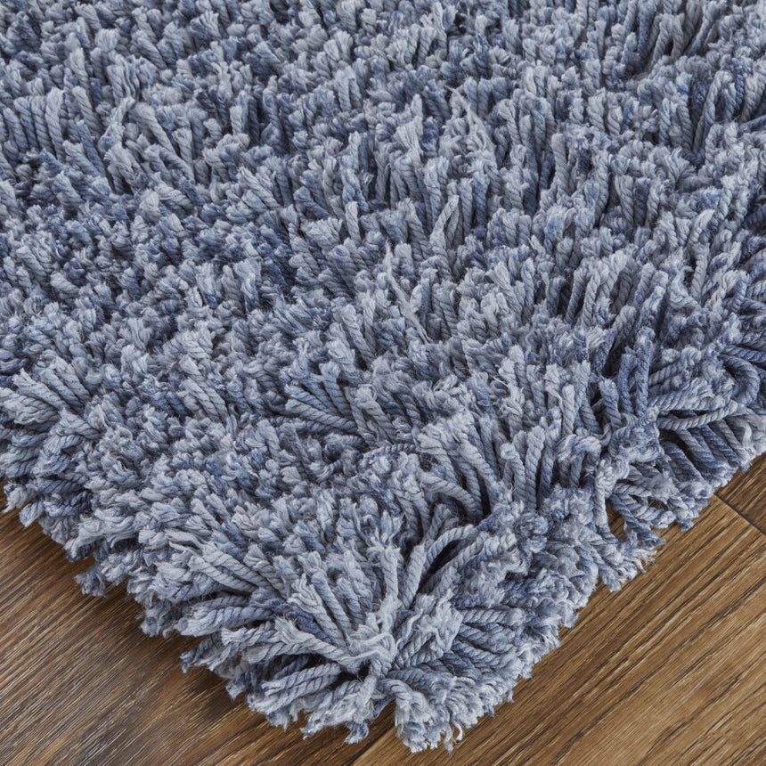 Feizy Stoneleigh Modern Solid - Blue Area Rug