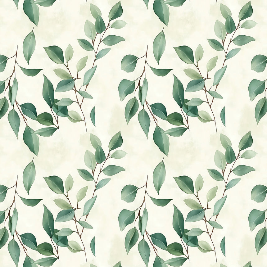 Whispering Eucalyptus Grove Wallpaper