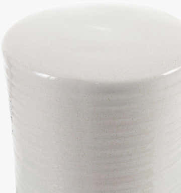 Neril Beige Minimalist Cylindrical Ceramic Outdoor Garden Stool