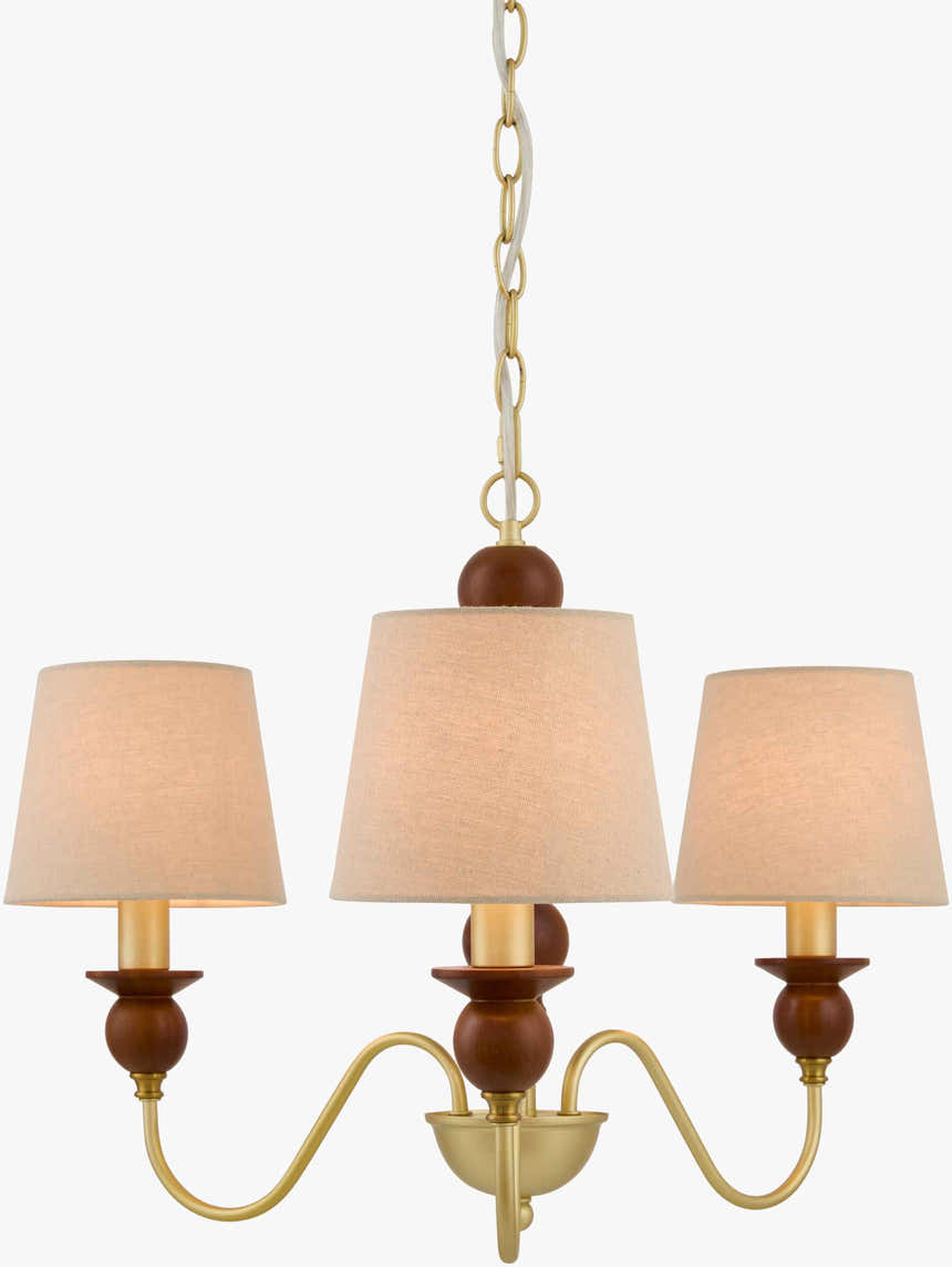 Huangtian Dark Brown Chandelier