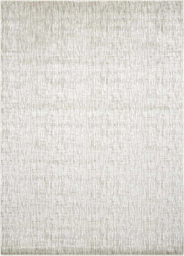 Close-up of the Nourison Starlight Pewter Rug, featuring a subtle, textured gray pattern. Mid-century modern style.