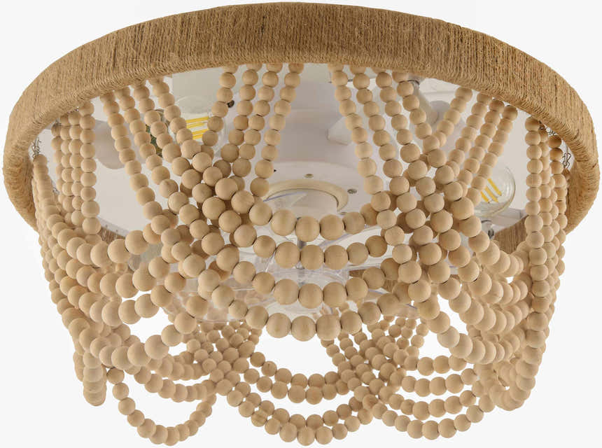Rich Orange Coastal Chandelier for dining or living rooms