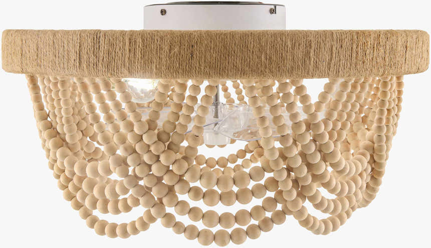 Rich Orange Coastal Chandelier for dining or living rooms