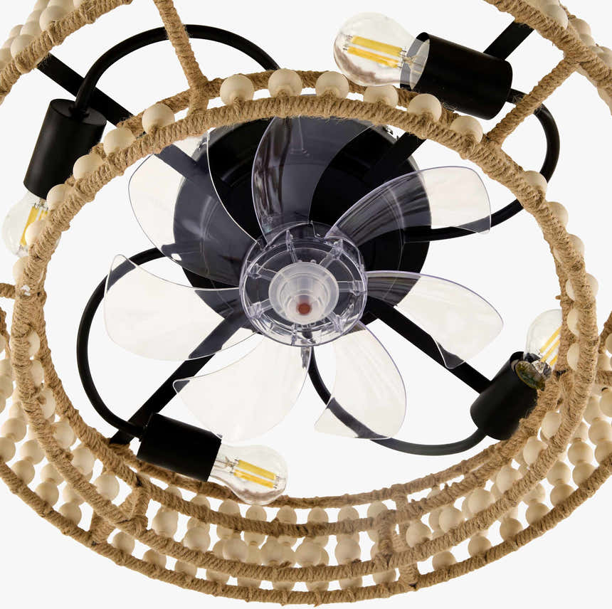 Soft Orange Coastal Chandelier for dining or living rooms