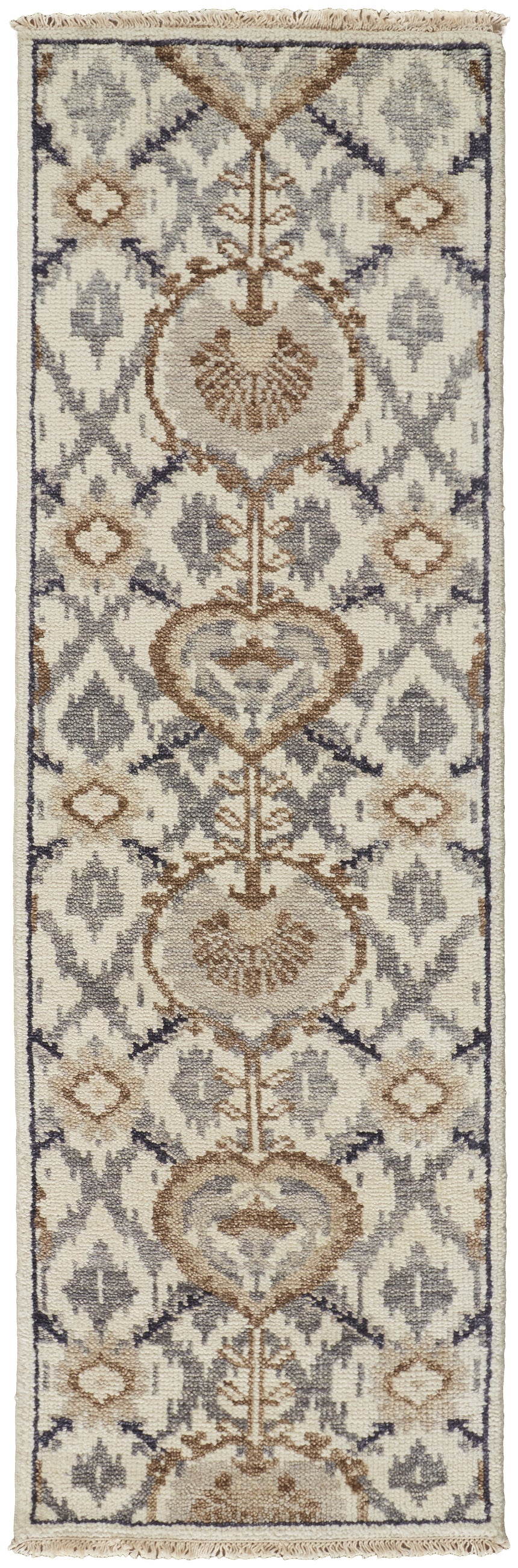 Feizy Beall Traditional Oriental - Ivory/Gray/Taupe Area Rug