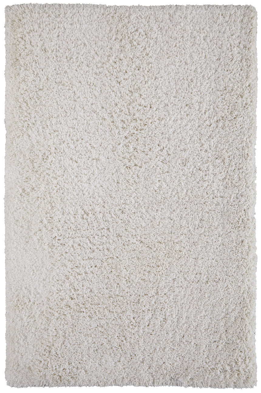 Feizy Stoneleigh Modern Solid - Ivory/White Area Rug