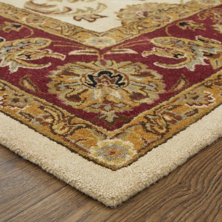 Feizy Wagner Traditional Oriental - Tan/Gold/Red Area Rug
