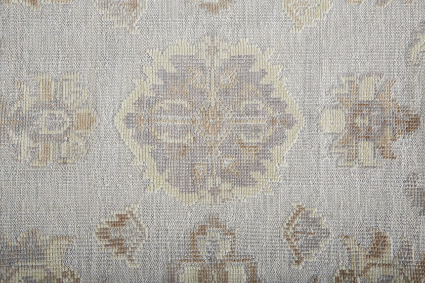 Feizy Wendover Transitional Oriental - Ivory/Silver/Tan Area Rug