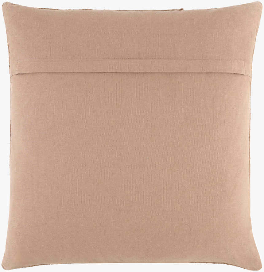 Vabu Brown Cotton Throw Pillow