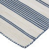 Feizy Duprine Transitional Stripes - White/Ivory/Blue Area Rug