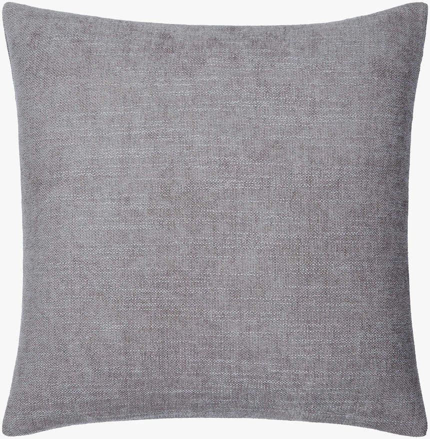 Zihna Slate Gray Throw Pillow - Clearance