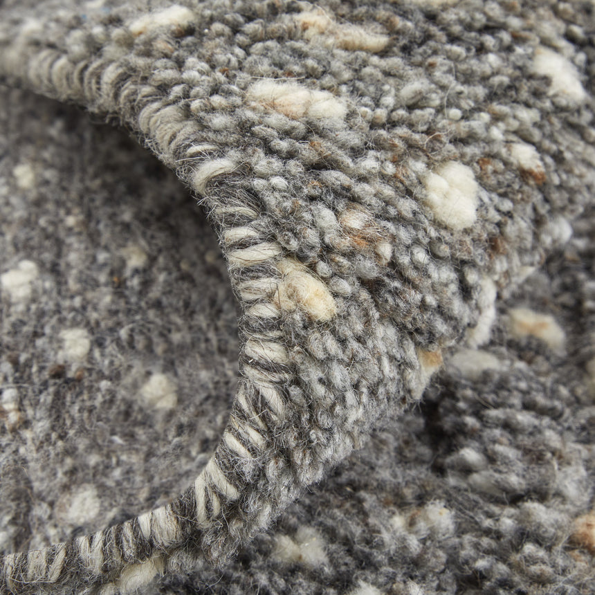 Feizy Dering Modern Polka Dots - Gray/Tan/Taupe Area Rug