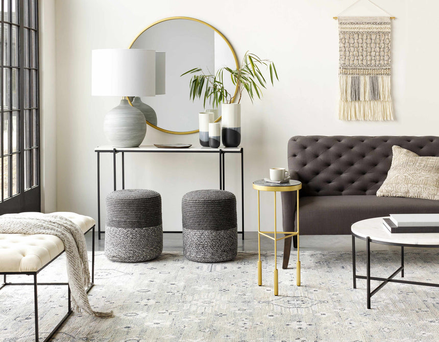 White Gray Soft Throw Blanket