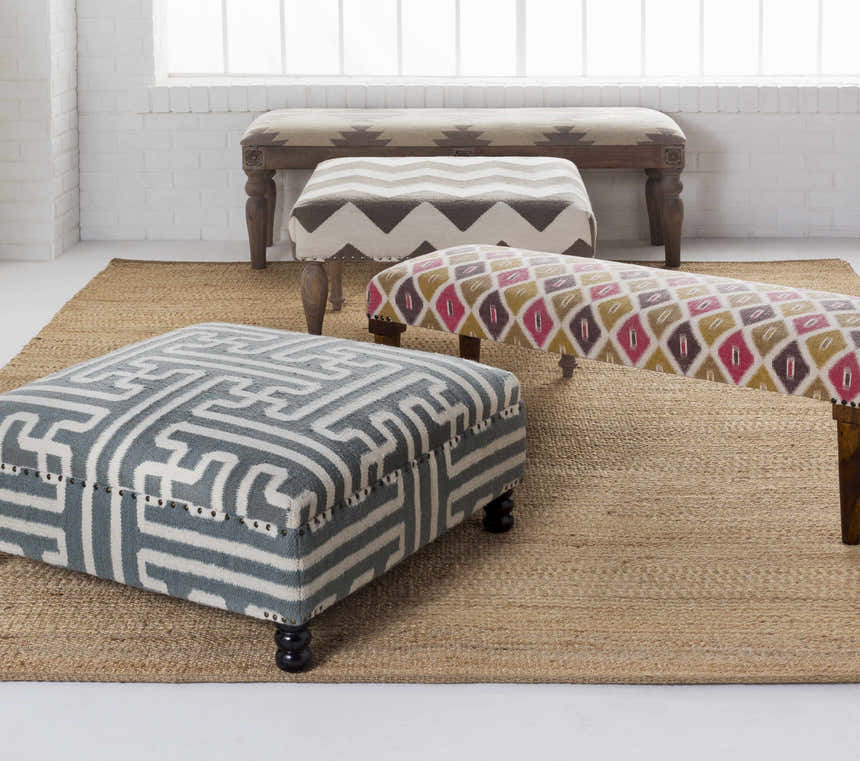 Badersdorf Upholstery Contemporary Ottoman - Clearance