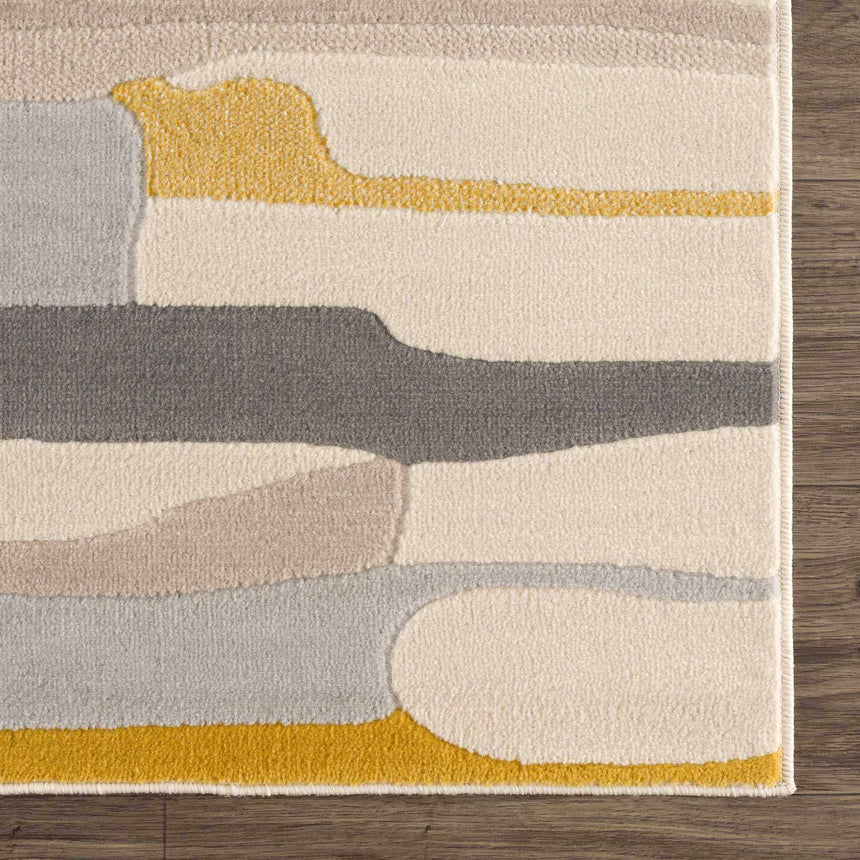 Southfields Mustard Modern Rug