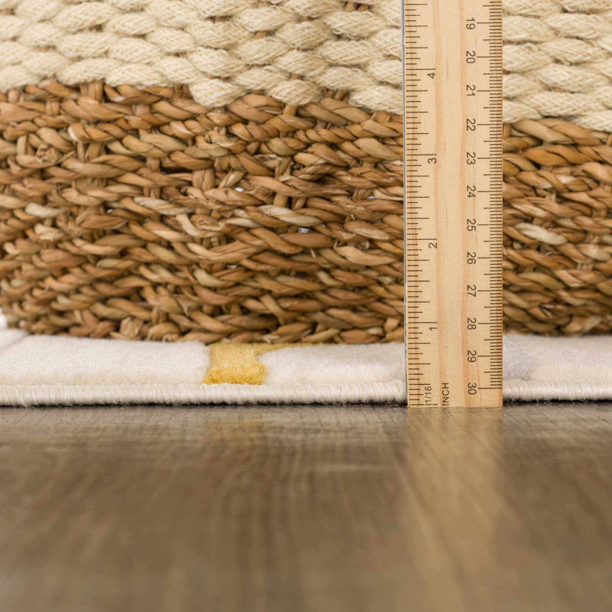 Southfields Mustard Modern Rug