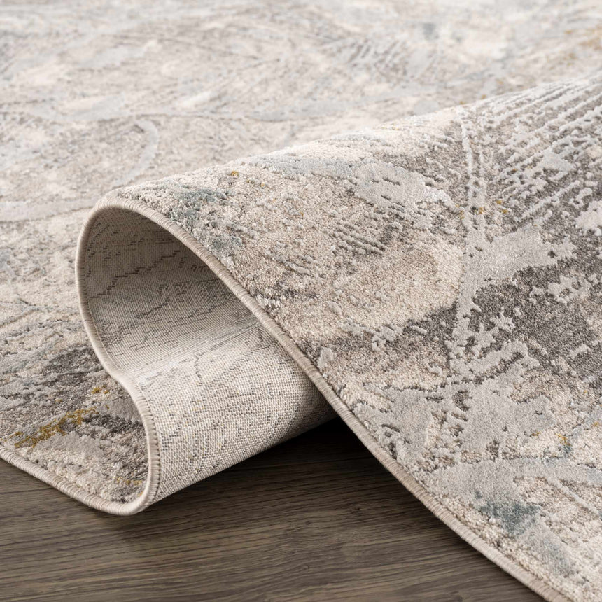 Hinda Textured Rug with Fringes