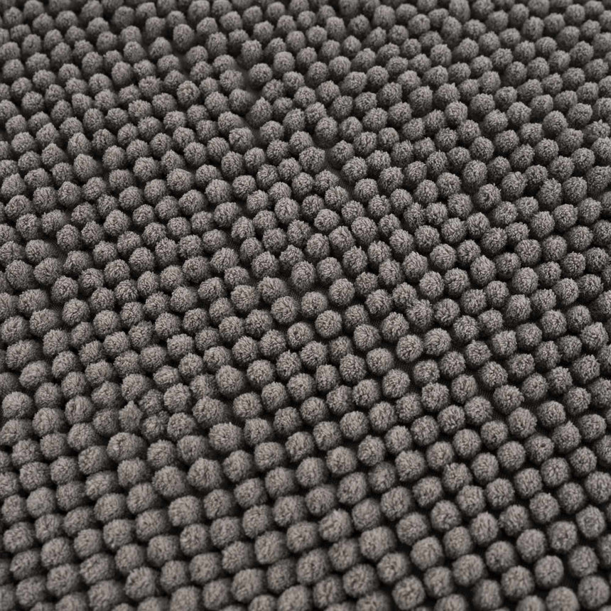 Washable Bath Mat, Dark Gray