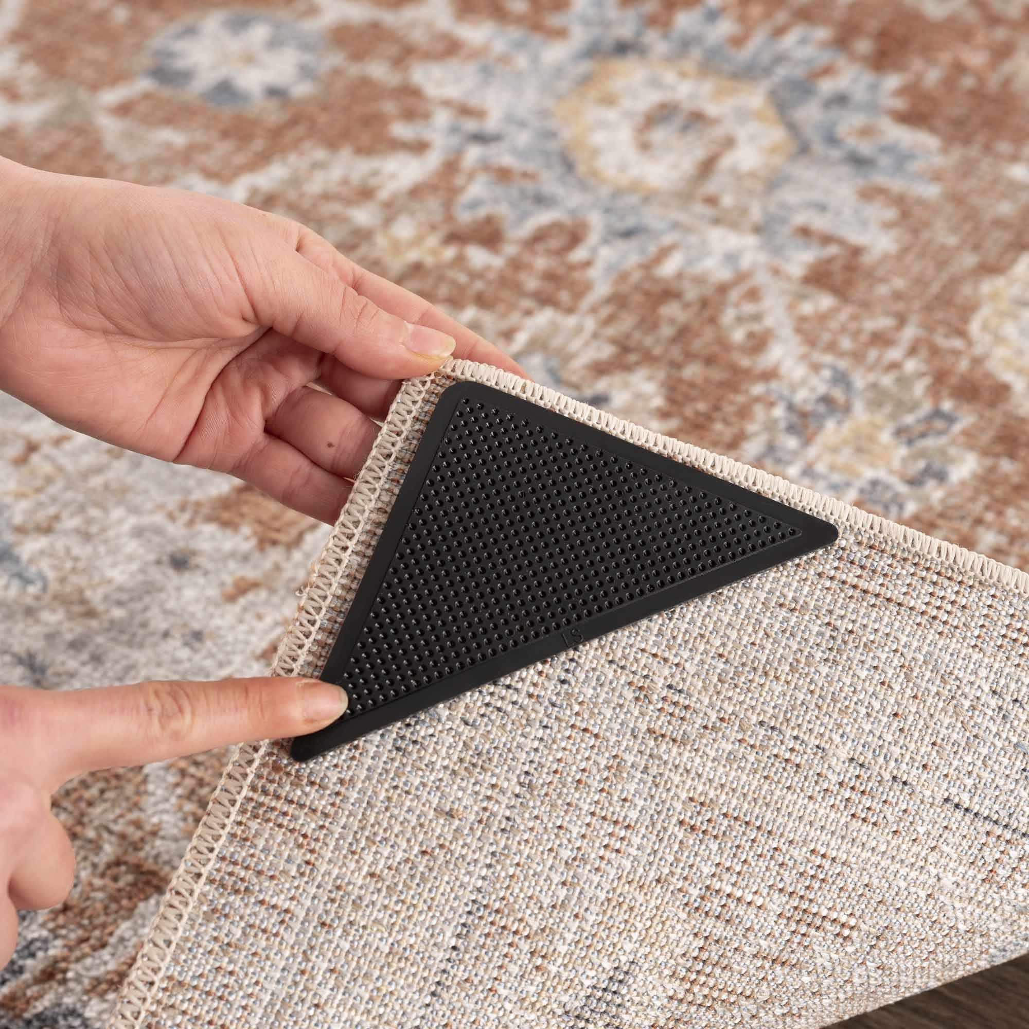 This $10 Rug Pad from  Keeps My Welcome Mat From Slipping