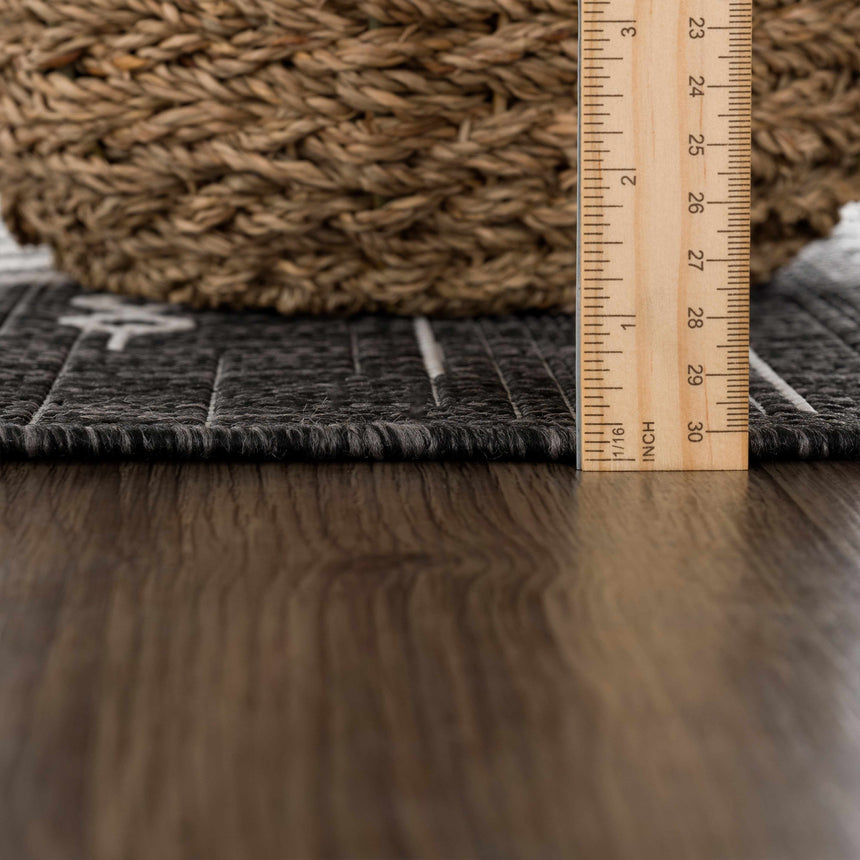 Frankville Black&White All Over Performance Rug