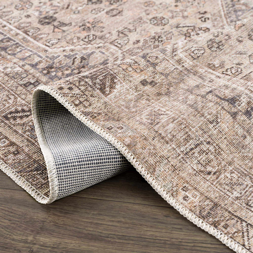 Nadie Beige Medallion Area Rug