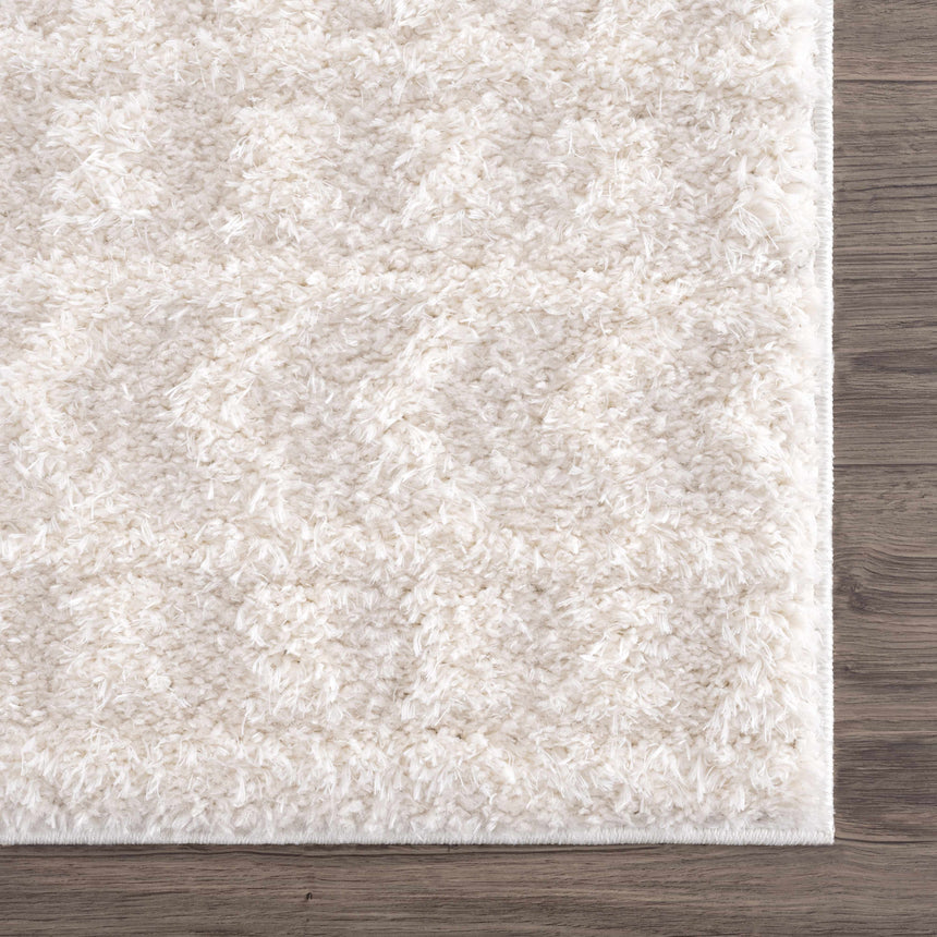 Eivin Cream Diamonds Plush Rug