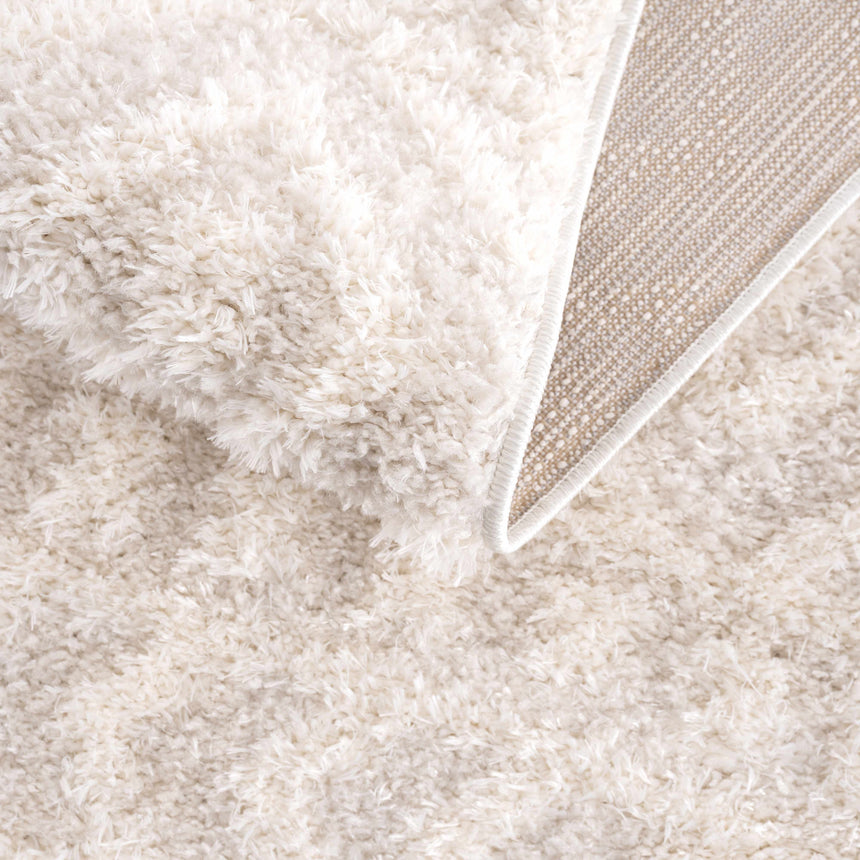 Eivin Cream Diamonds Plush Rug