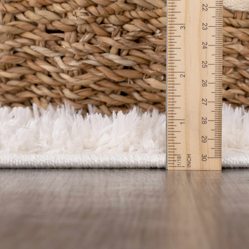 Eivin Cream Diamonds Plush Rug