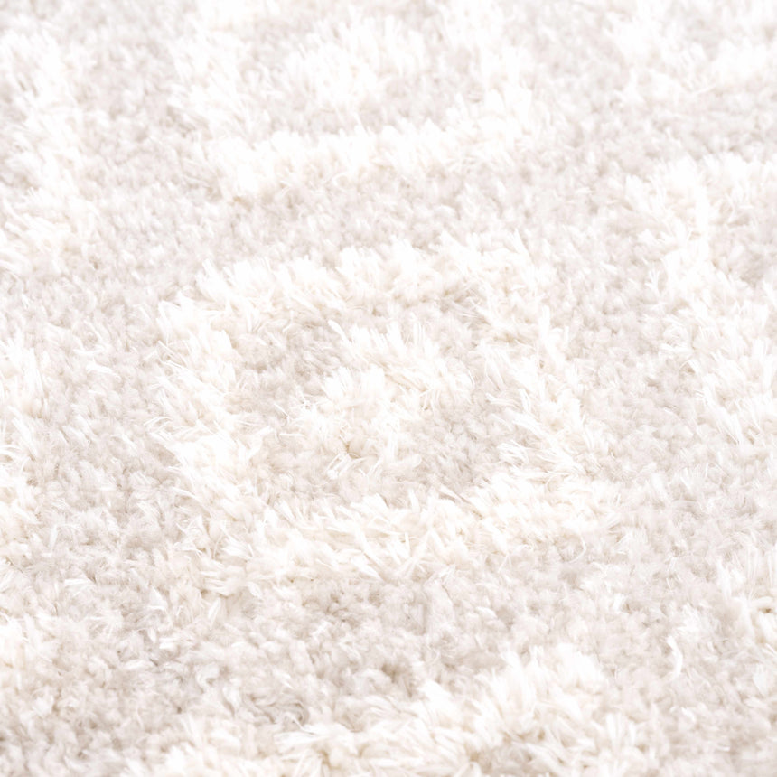 Eivin Cream Diamonds Plush Rug