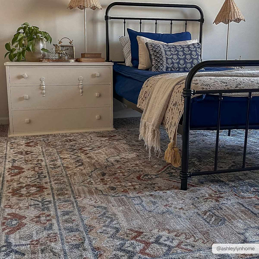 Erez Flat Pile Washable Rug - Promo