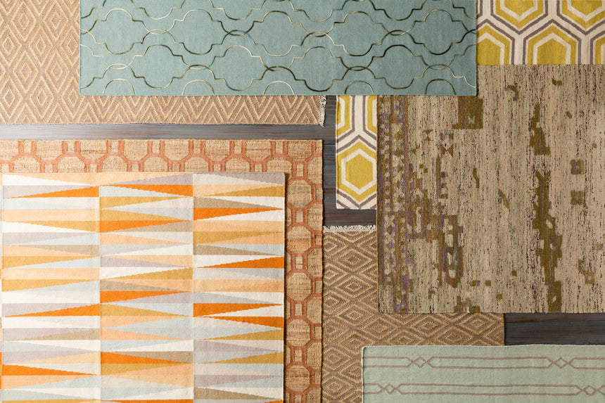 Welton Honeycomb Pattern Wool Rug - Clearance