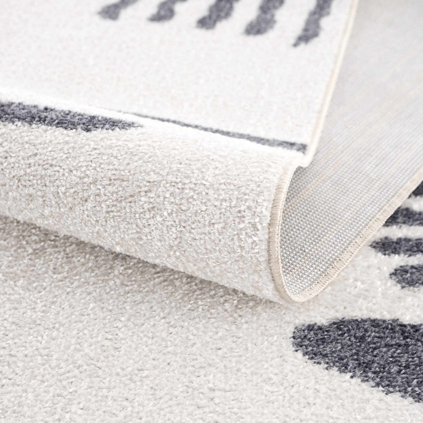 Eitan Gray Washable Area Rug - Clearance
