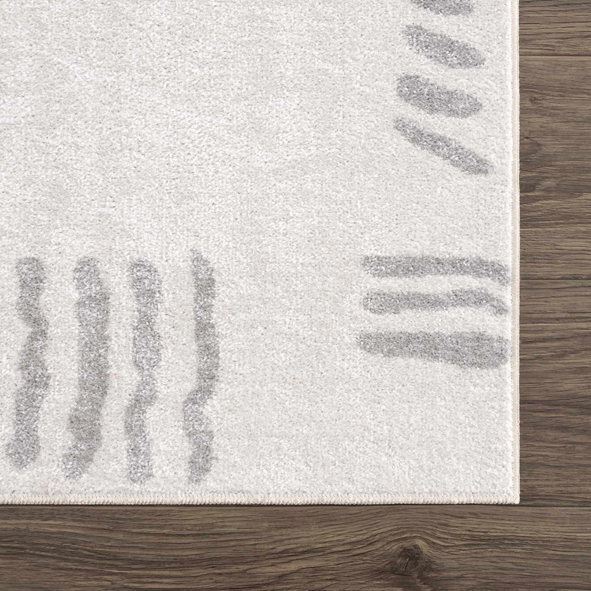 Eitan Modern Washable Off-White Rug - Clearance