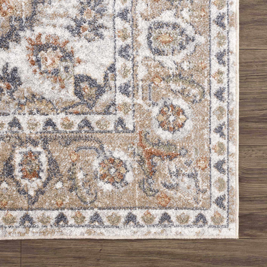 Hiti Beige Flat Pile Washable Rug