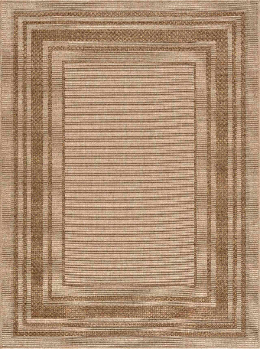 Isoko Bordered Faux Jute Rug