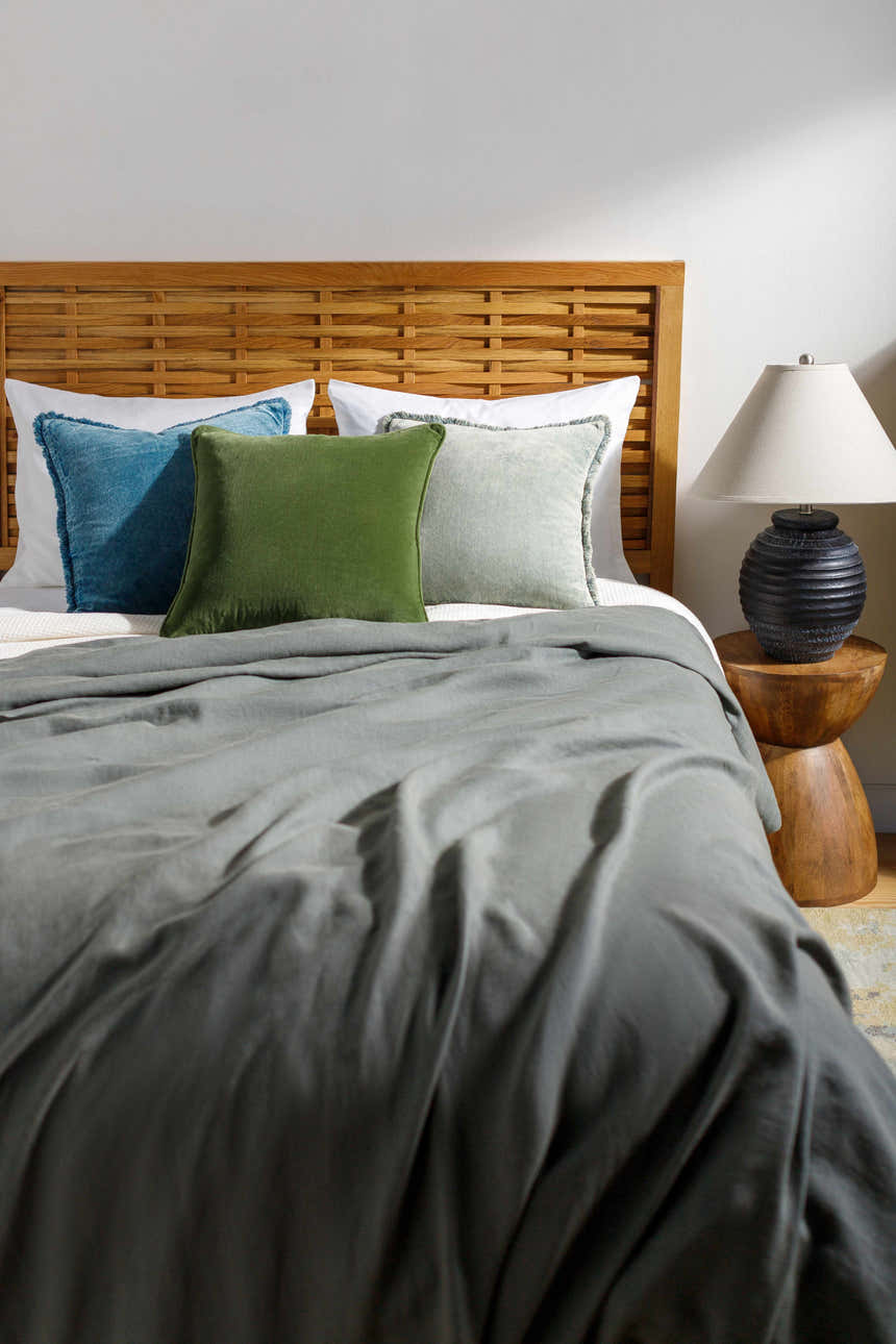 Beecher Camel Square Throw Pillow - Clearance