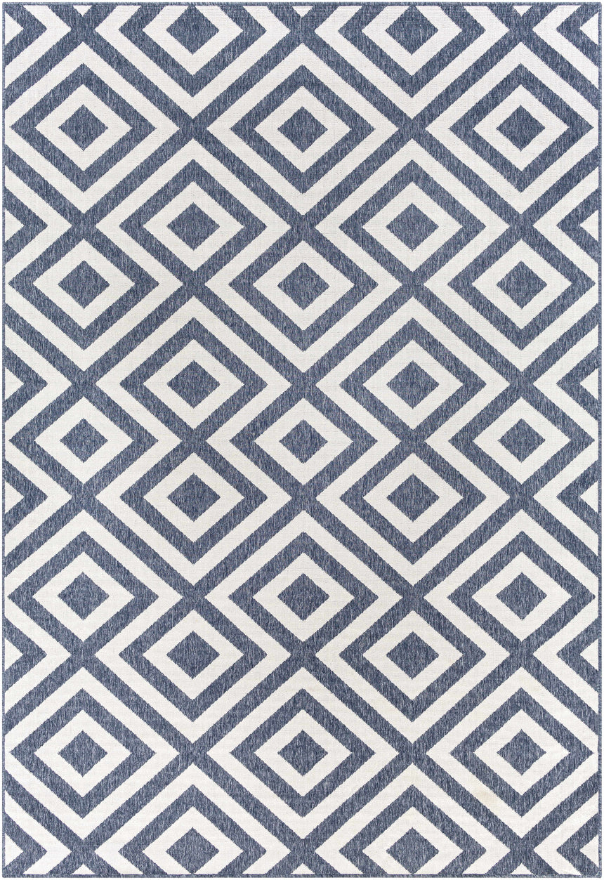 Spilsby Navy Blue Outdoor Rug - Clearance