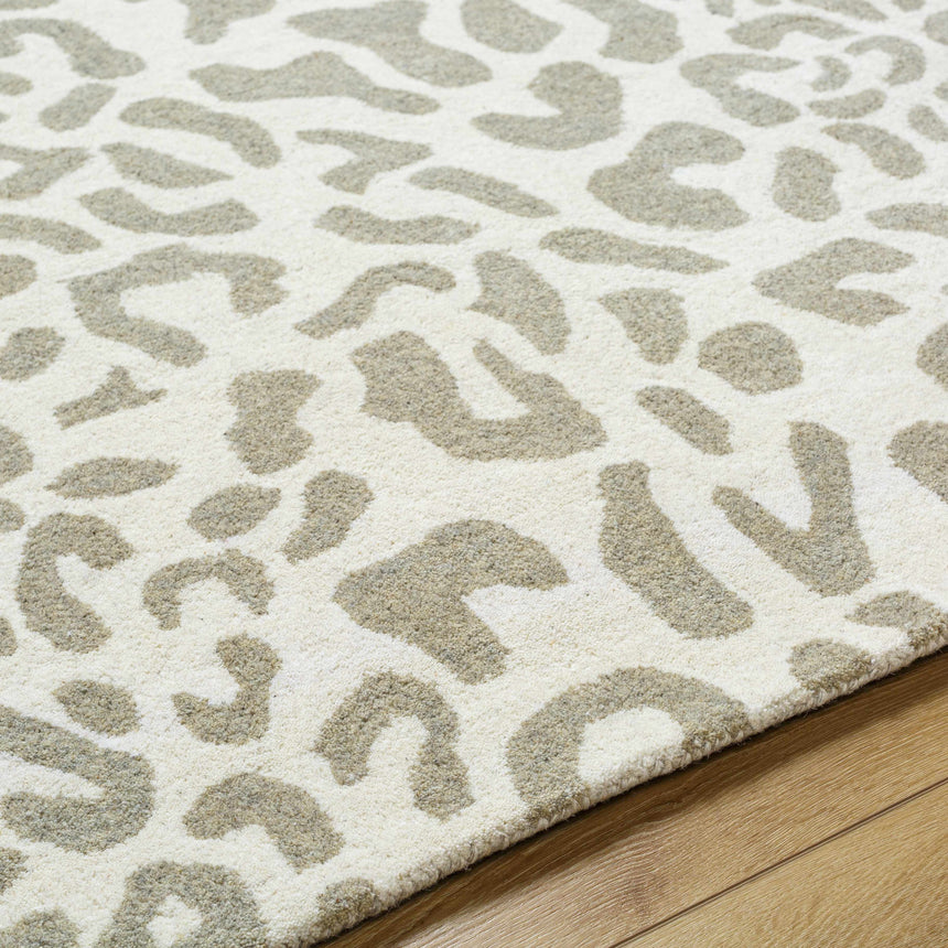 Adaya Leopard Print Area Rug - Clearance