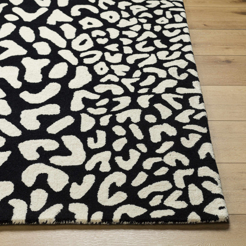 Akeem Leopard Print Area Rug - Clearance