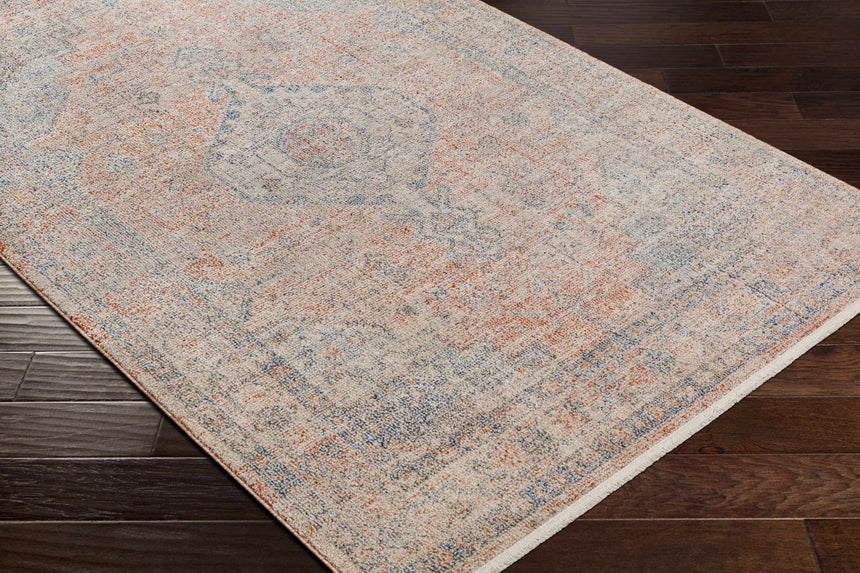 Akio Distressed Pink Area Rug - Clearance