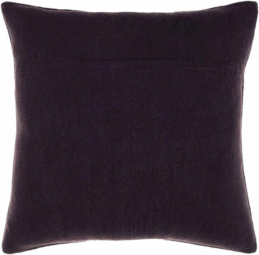 Alec Purple Square Throw Pillow