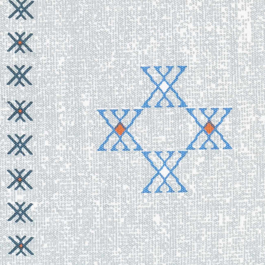 Anaktuvuk Blue Tribal Accent Pillow - Clearance