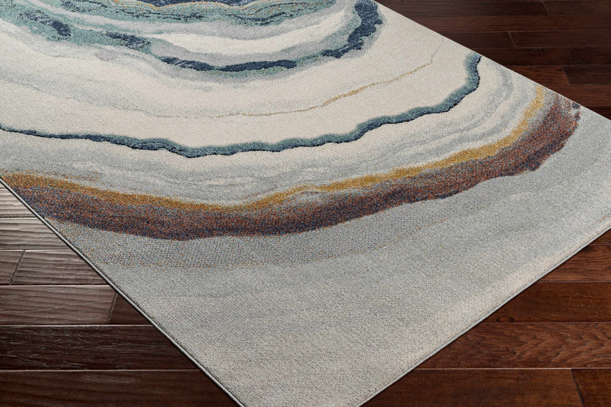 Antequera Blue Marble Rug - Clearance