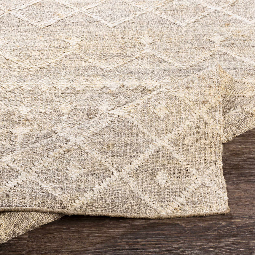 Armidale Hand Woven Beige Jute Rug - Clearance