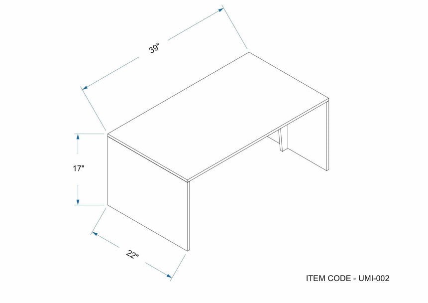 Atabayan Rectangle Wooden Coffee Table