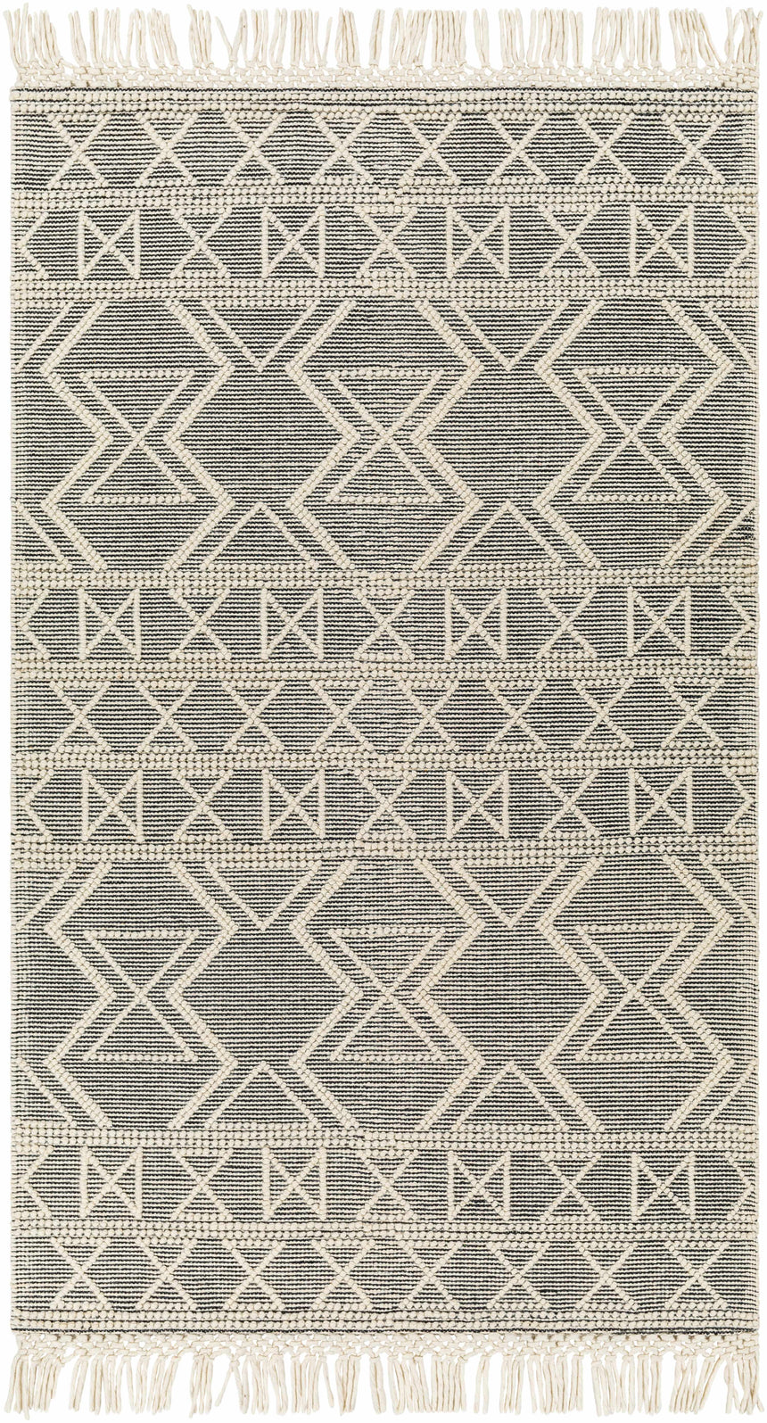 Aziel Wool Rug with Tassels - Clearance