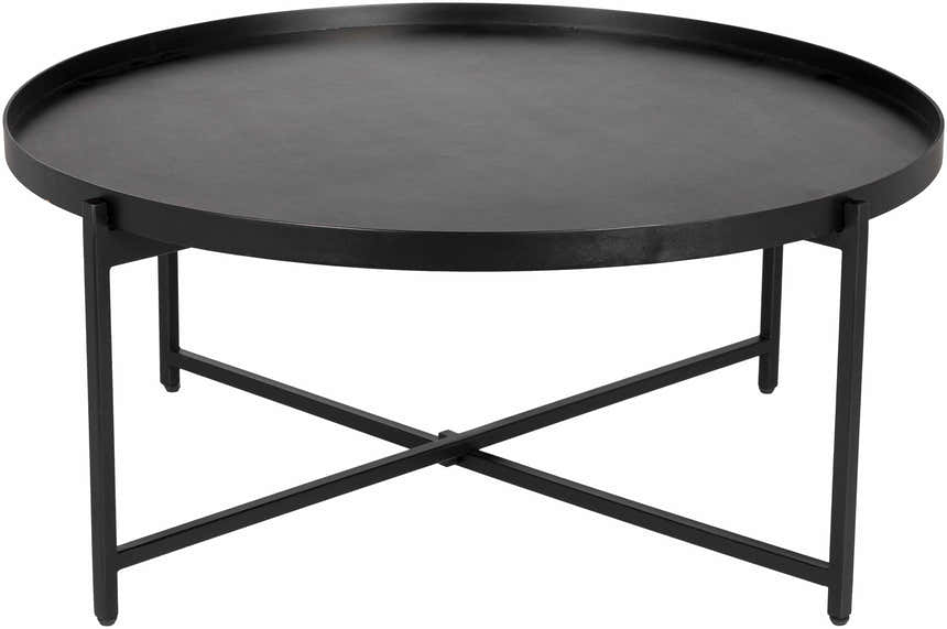 Black Metal Round Coffee Table