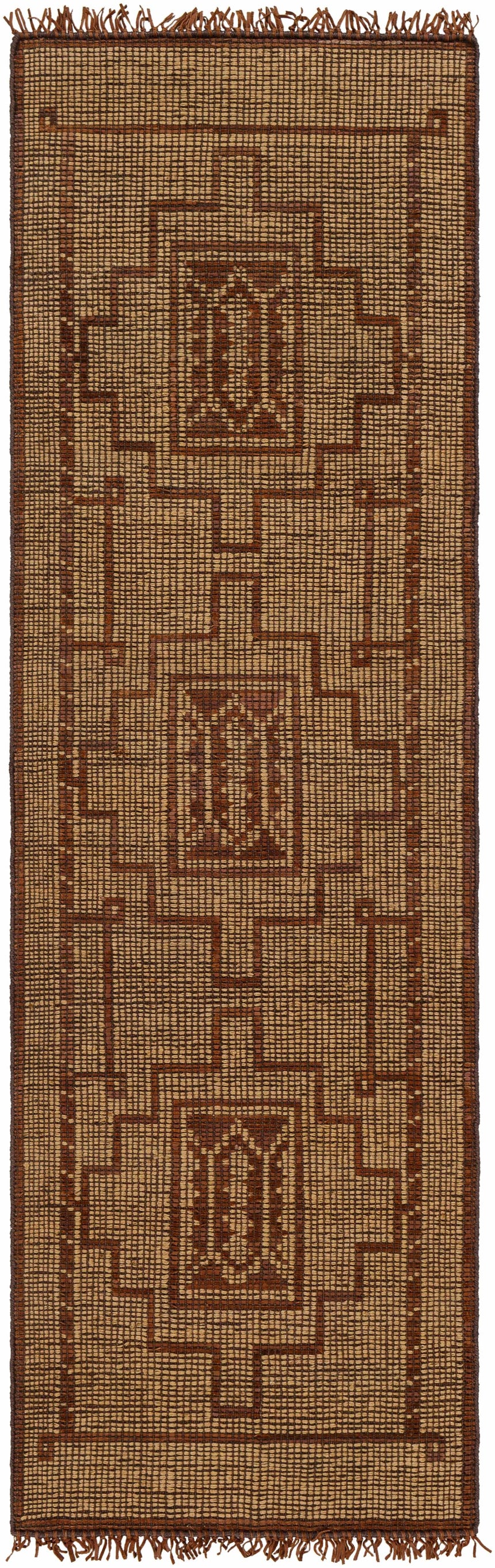 Batya Jute & Leather Rug