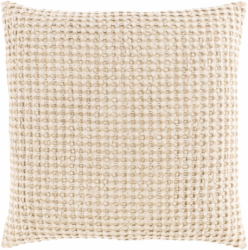 Beecroft Tan Square Throw Pillow